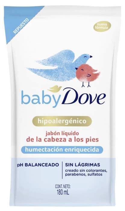 DOVEBABY JAB LIQ H SENS REP 18