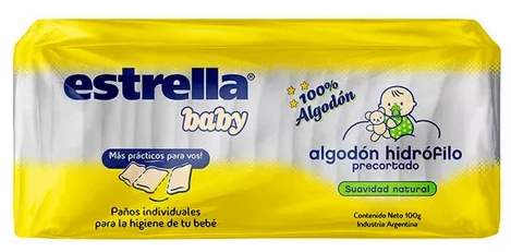 ESTRELLA ALGODON PRE CORTADO x100
