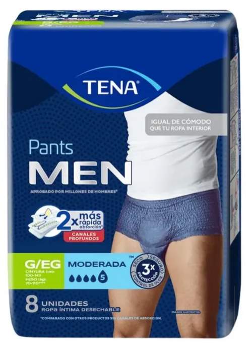 TENA PANTS MEN G/EG 8U