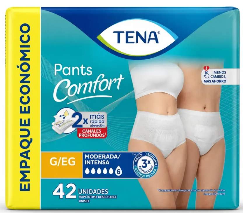 TENA PANTS COMFORT G/EG 3X42