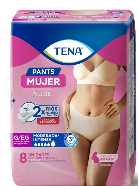 TENA PANTS MUJER G/EG