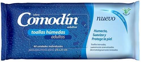 COMODIN TOALLITA ADULTO x60