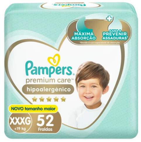 PAMPERS PREMIUM CARE XXXGx52
